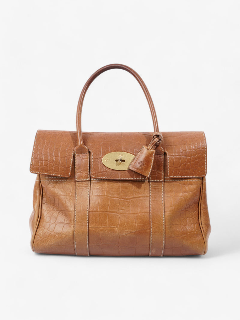  Mulberry Bayswater Oak Embossed Leather