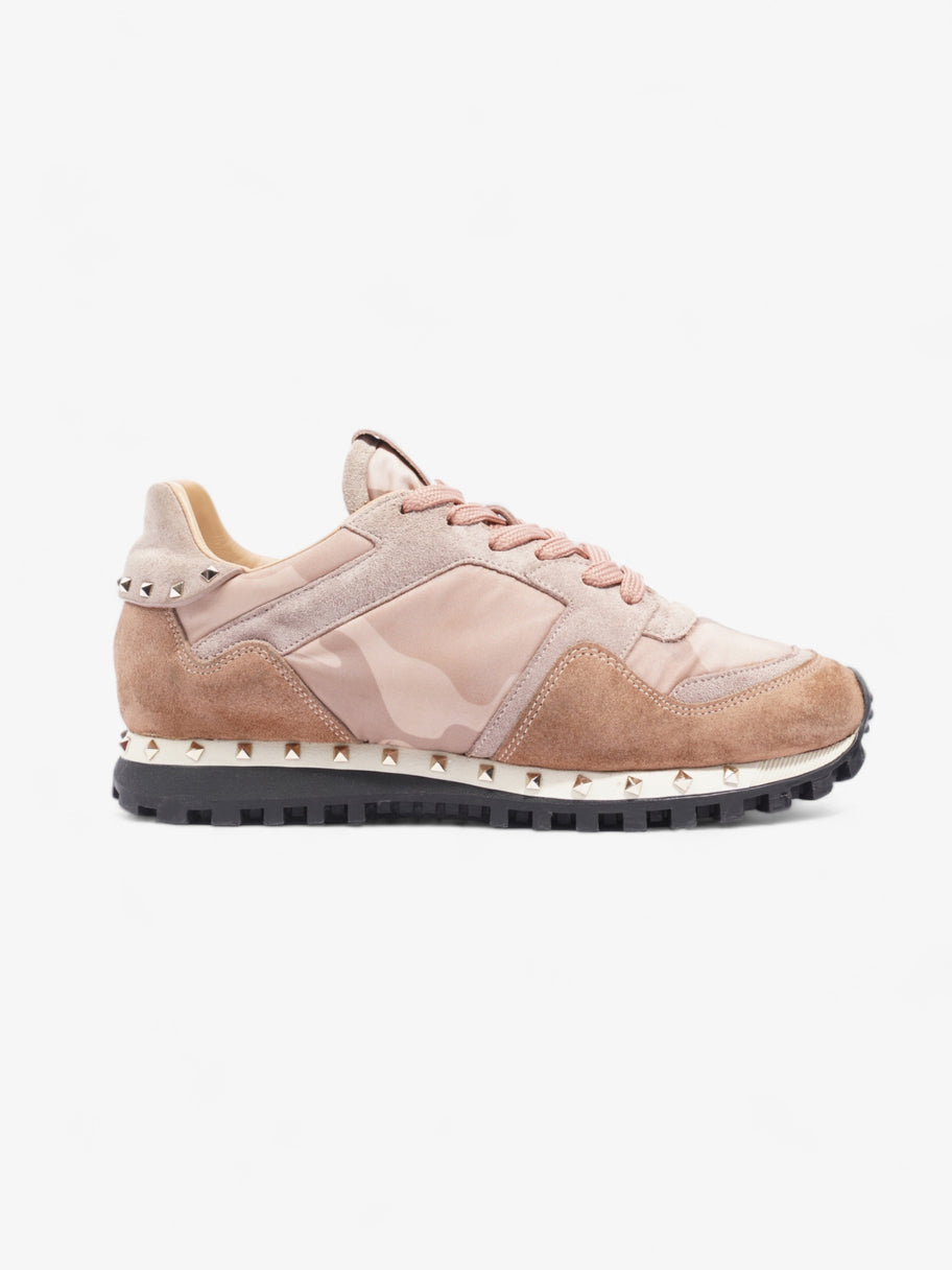 Valentino Rockstud Sneakers Beige  / Nude Suede EU 38.5 UK 5.5 Image 1