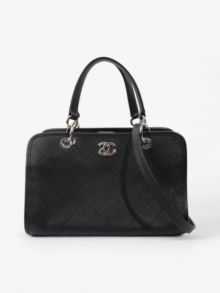 Chanel Shopping Tote Black Caviar Leather Image 1