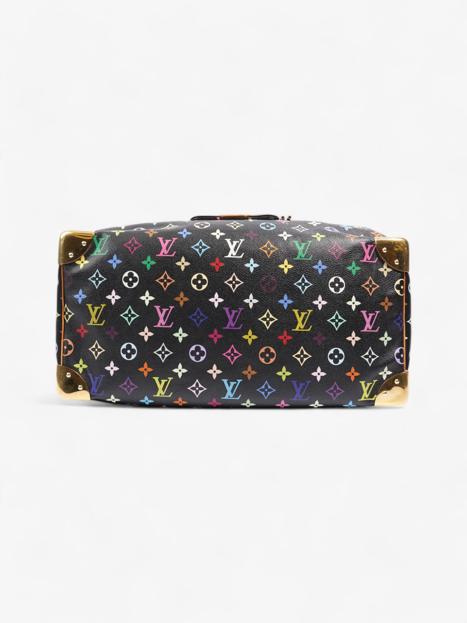 Louis Vuitton Speedy Black / Multicolour Coated Canvas 40 Image 6