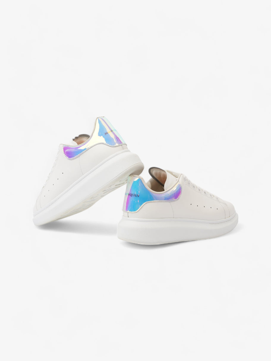 Alexander McQueen Oversized Sneakers White Iridescent Leather EU 37.5 UK 4.5 Image 11