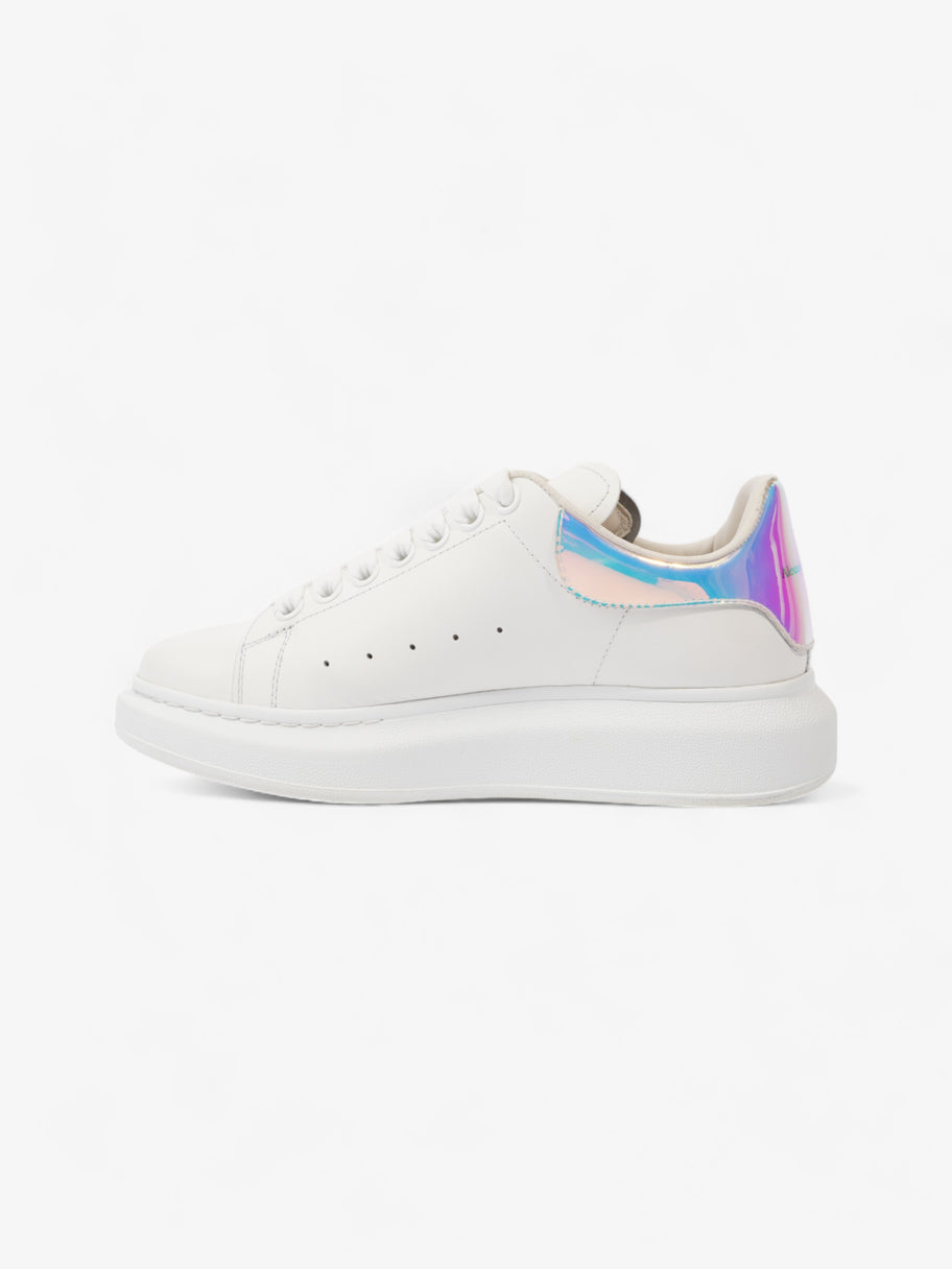 Alexander McQueen Oversized Sneakers White Iridescent Leather EU 37.5 UK 4.5 Image 3