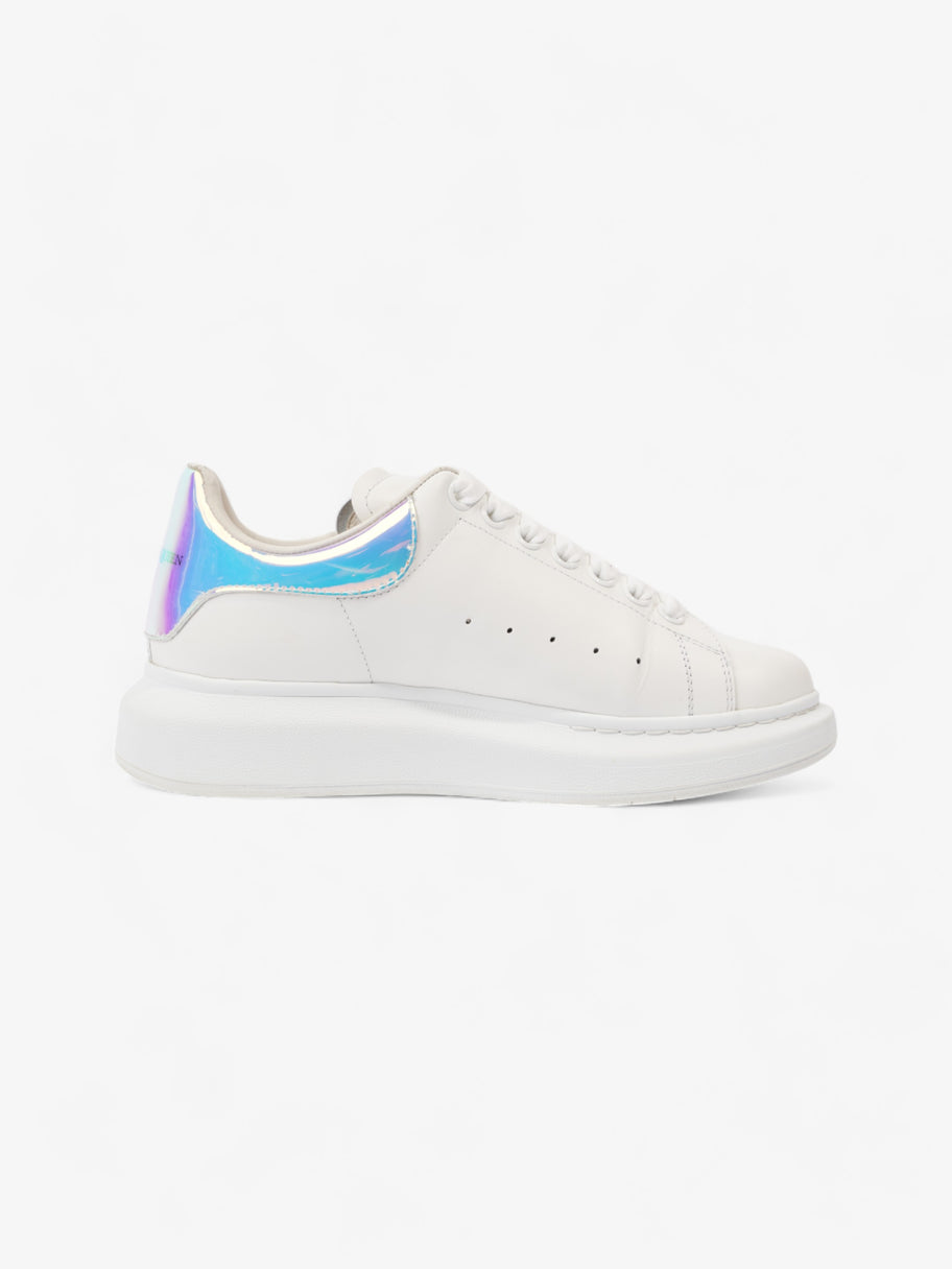 Alexander McQueen Oversized Sneakers White Iridescent Leather EU 37.5 UK 4.5 Image 6