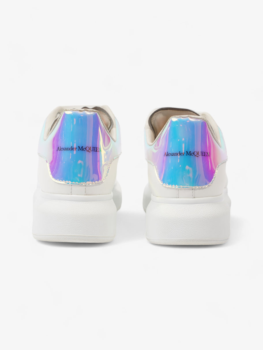 Alexander McQueen Oversized Sneakers White Iridescent Leather EU 37.5 UK 4.5 Image 7