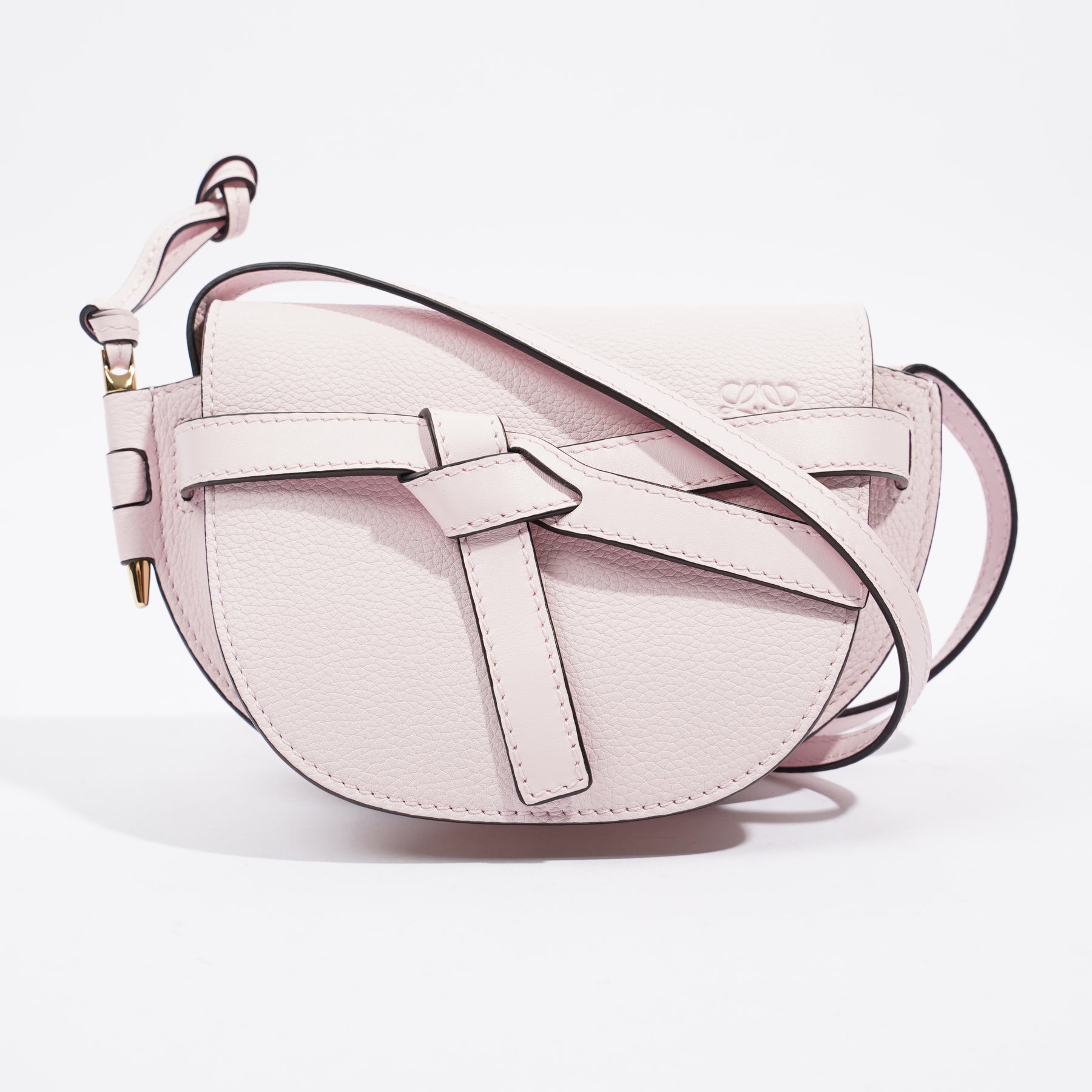 Loewe Gate Dual Bag Icy Pink Calfskin Leather Mini Luxe Collective