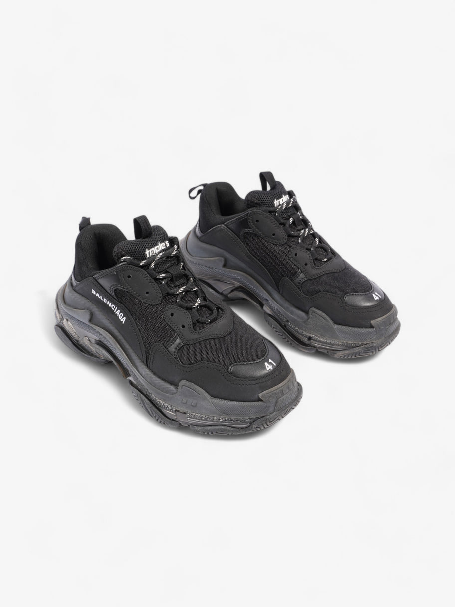 Balenciaga Triple S Black Clear Sole Mesh EU 41 UK 7 Image 2