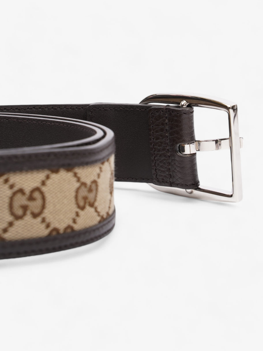 Gucci Dollar Belt GG Supreme / Black Leather 85cm / 34