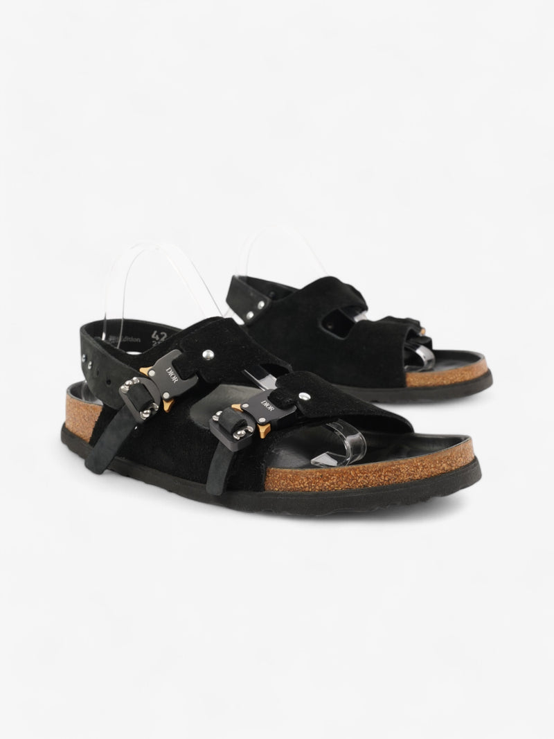  Christian Dior Dior X Birkenstock Sandals Black Suede EU 42 UK 8