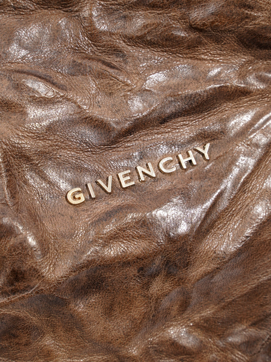 Givenchy Pandora Brown Leather Medium Image 8