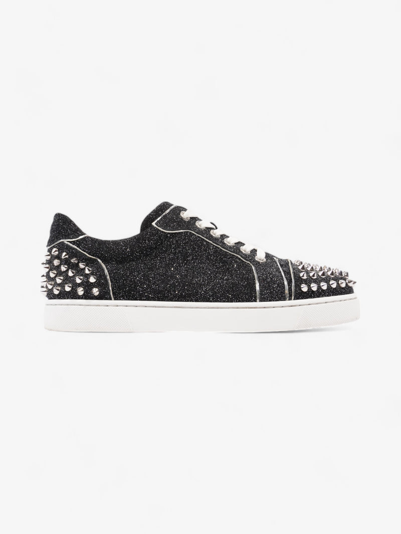  Christian Louboutin Sevaste Black Glitter EU 38 UK 5