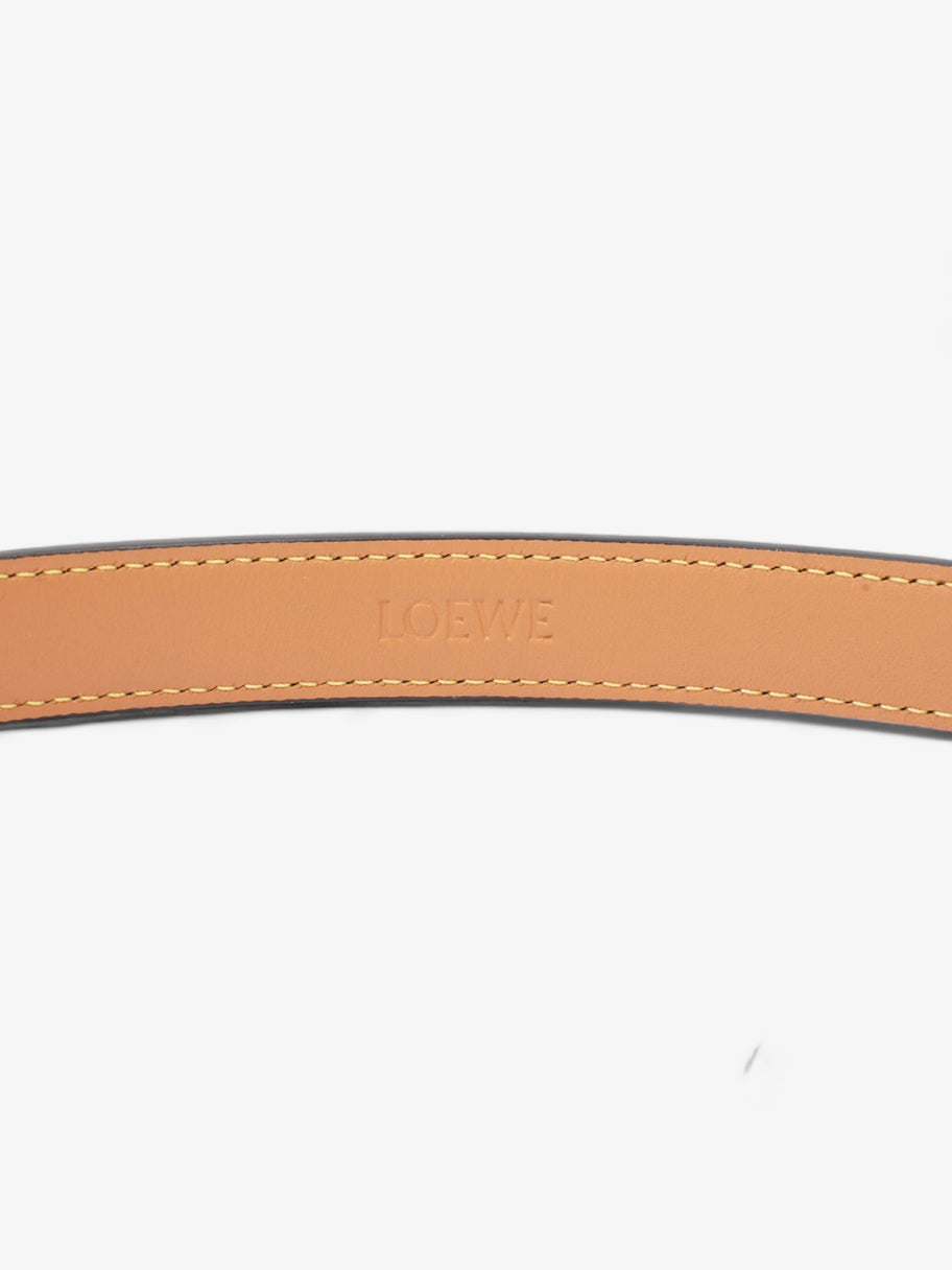 Anagram Thin Belt Tan Calfskin Leather 75cm / 30