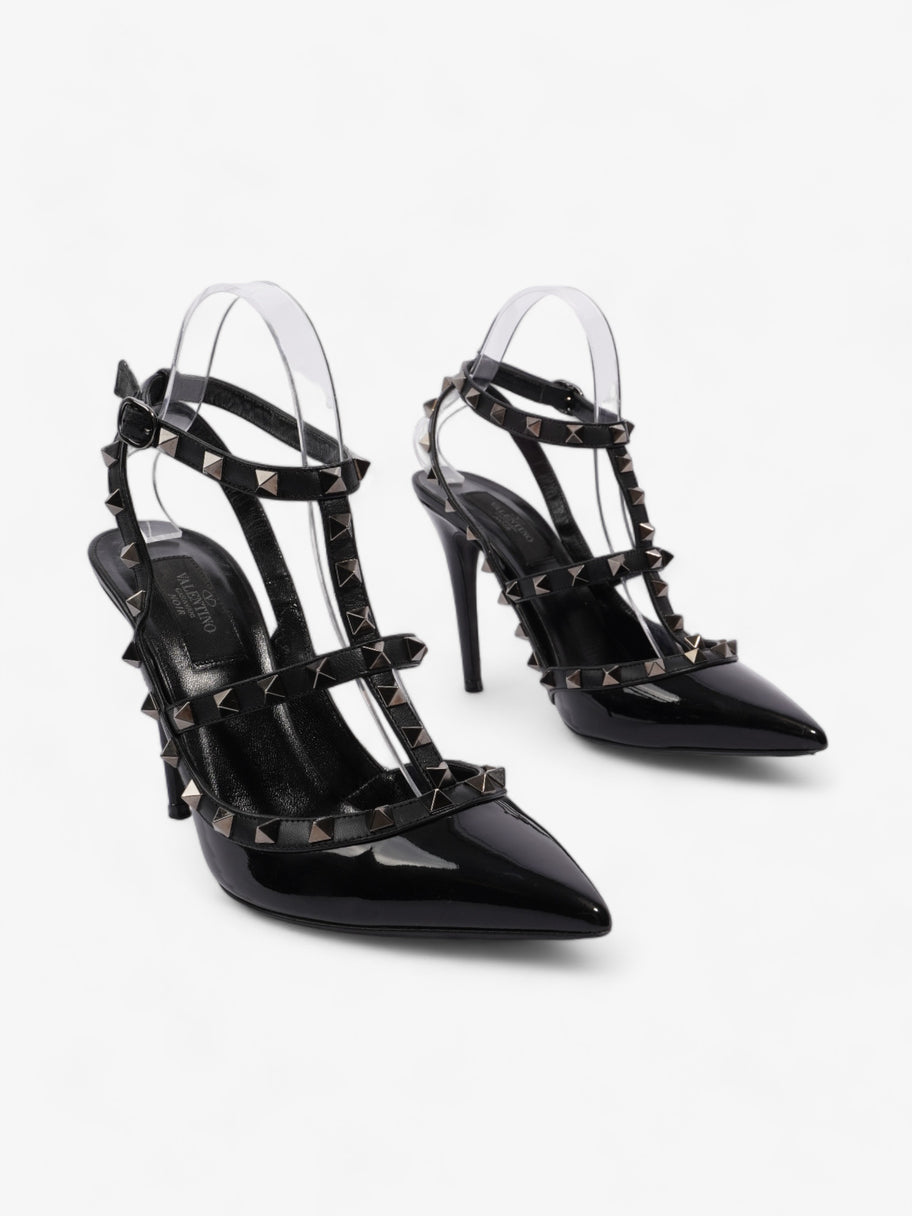 Valentino Rockstud Heels 100 Black Patent Leather EU 39 UK 6 Image 2