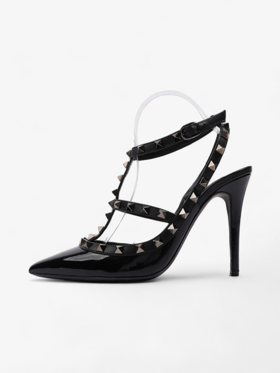 Valentino Rockstud Heels 100 Black Patent Leather EU 39 UK 6 Image 5