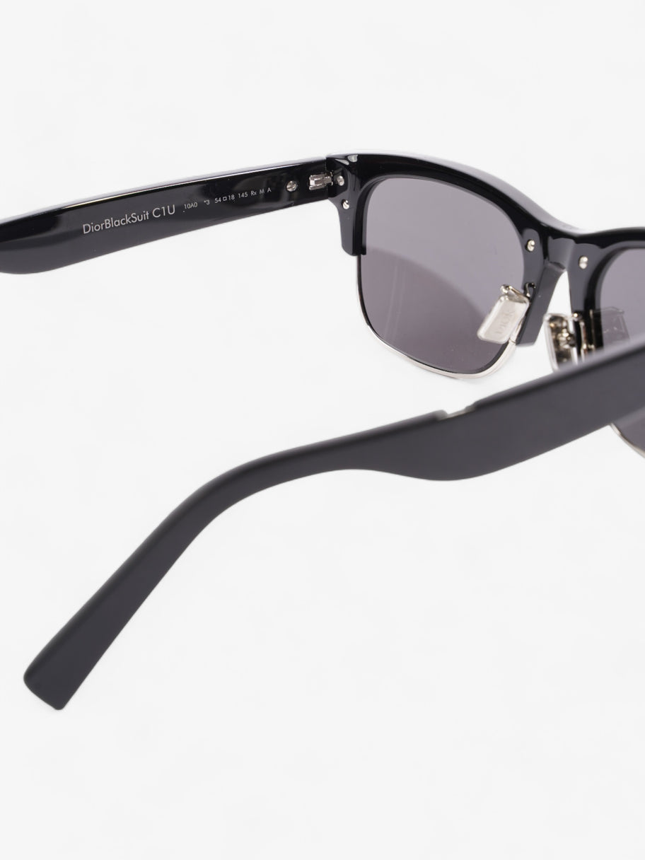 Christian Dior DiorBlackSuit C1U Black / Silver Acetate 145mm Image 5