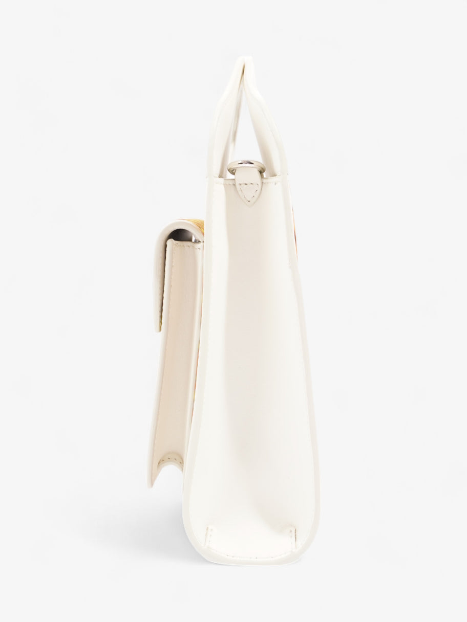 Burberry TB Pocket Bag White / Orange / Yellow Suede Image 3