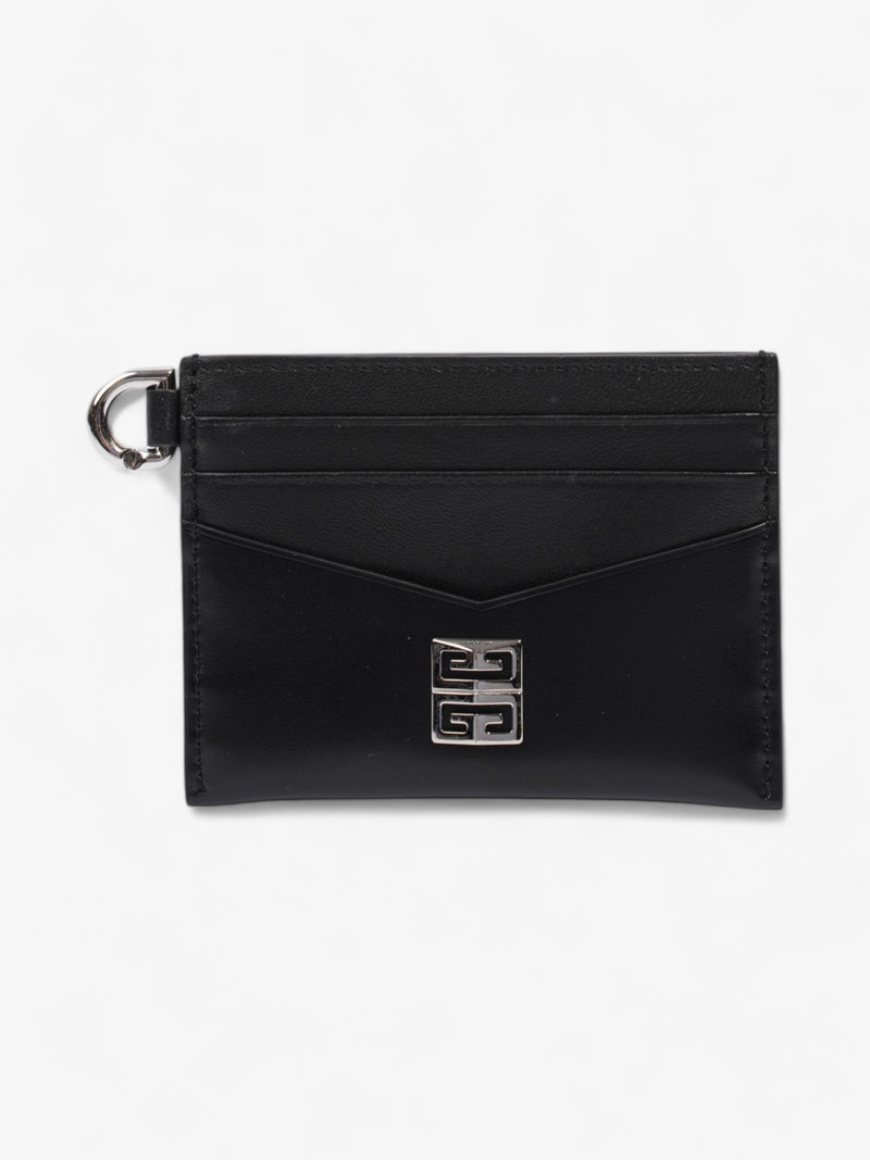  Givenchy G-Cut Cardcase Black / Silver Calfskin Leather