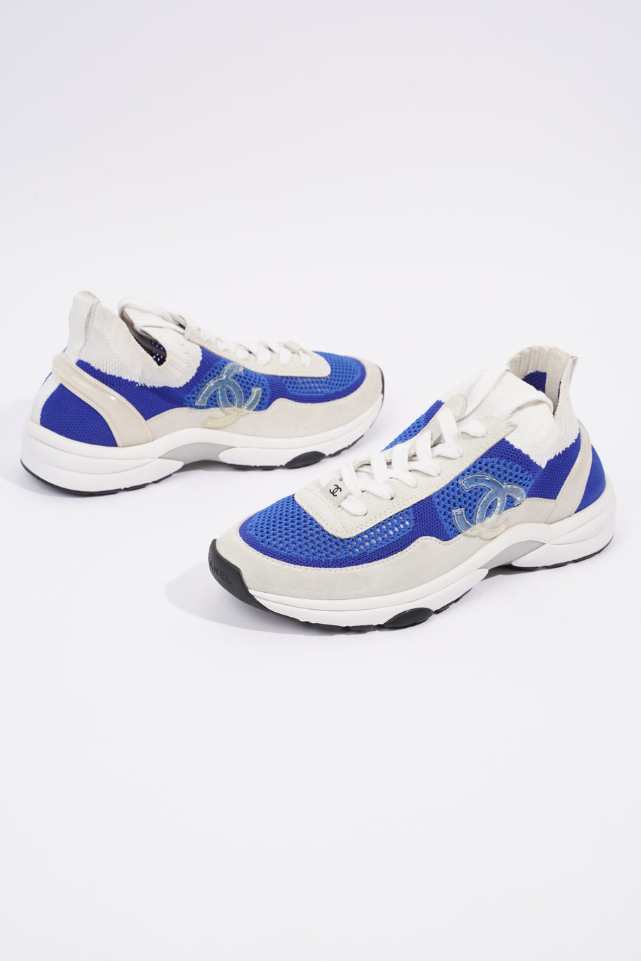 CC Logo Sneaker Blue / White Suede EU 38 UK 5 Image 9