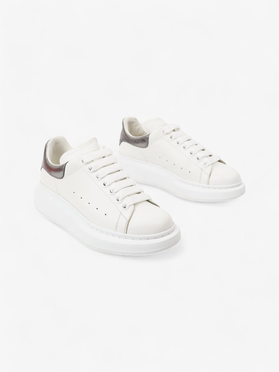 Alexander McQueen Oversized Sneakers White / Dark Silver Leather EU 37 UK 4 Image 2