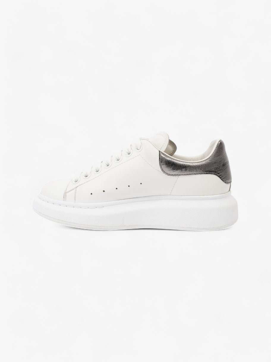 Alexander McQueen Oversized Sneakers White / Dark Silver Leather EU 37 UK 4 Image 3