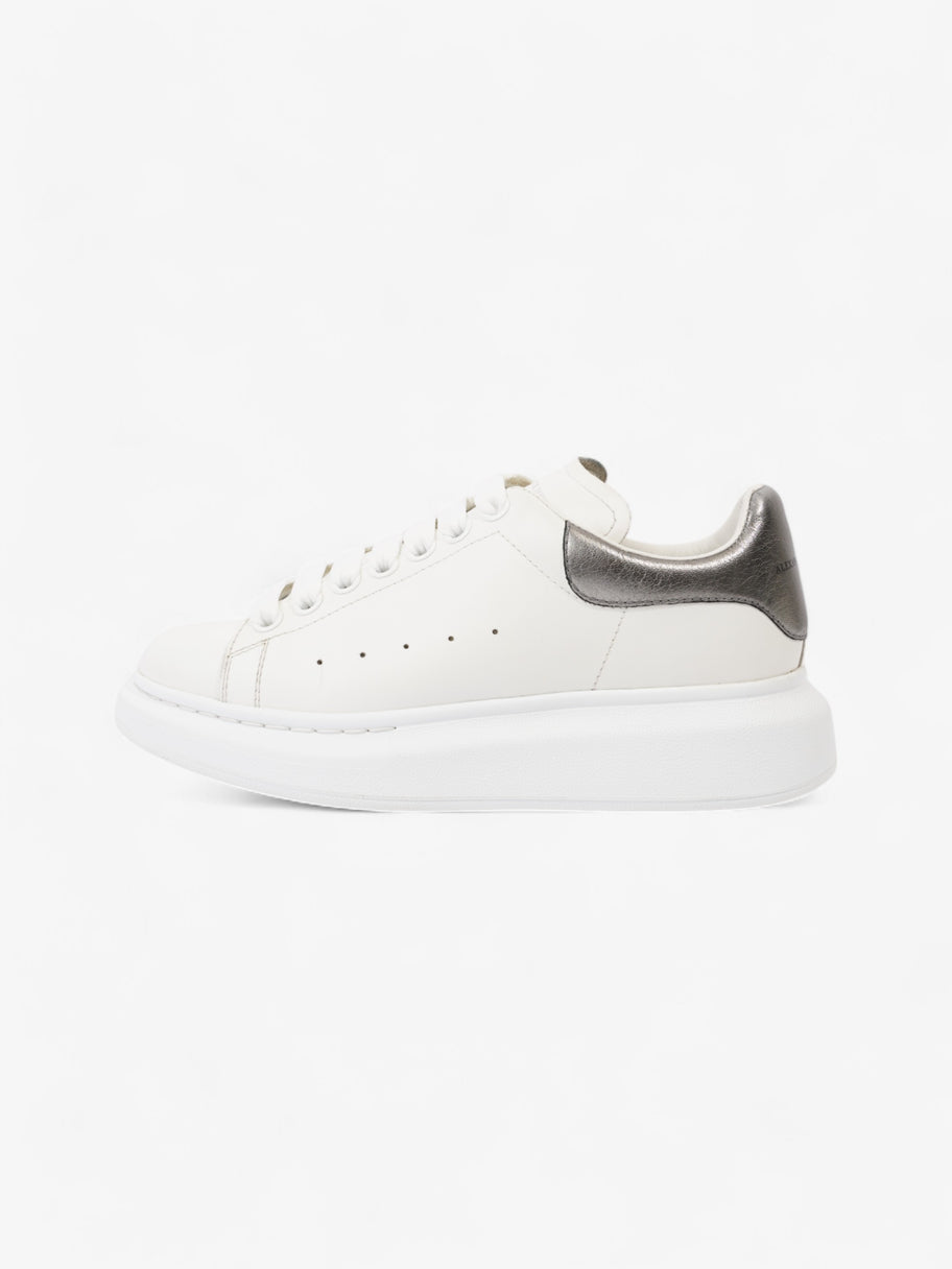 Alexander McQueen Oversized Sneakers White / Dark Silver Leather EU 37 UK 4 Image 5