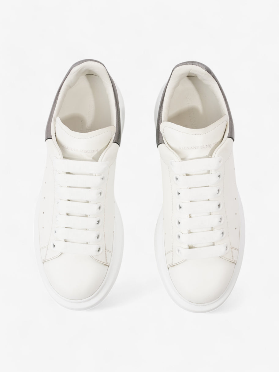 Alexander McQueen Oversized Sneakers White / Dark Silver Leather EU 37 UK 4 Image 8