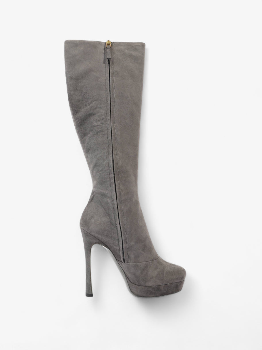 Gisele Boots 105 Grey Suede EU 38.5 UK 5.5 Image 4