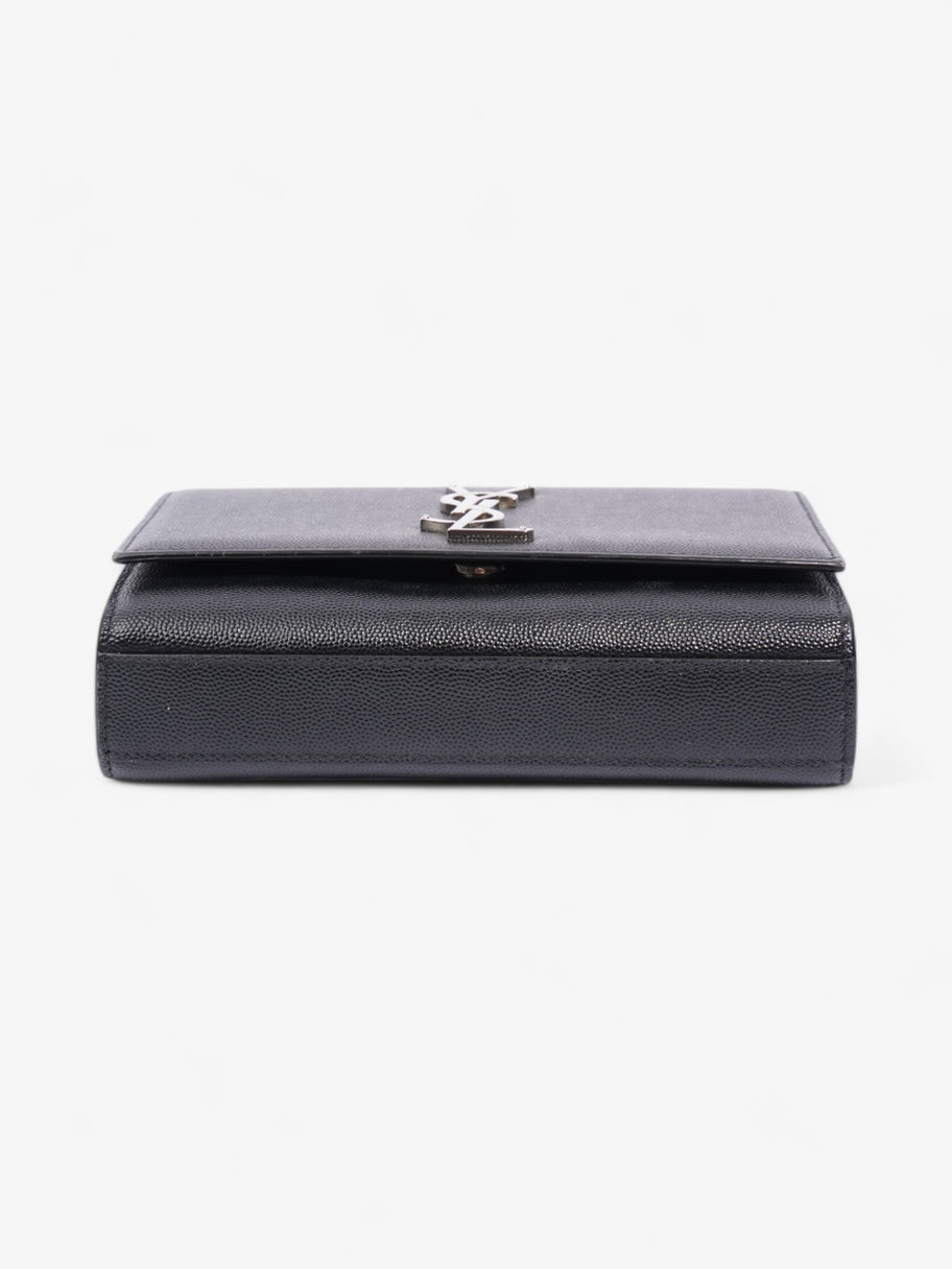 Saint Laurent Kate Black Grained Leather Small Image 6