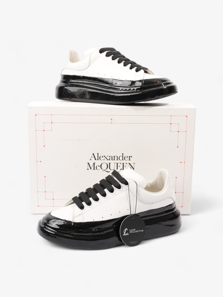 Oversized Dip Sneaker  White / Black Leather EU 41 UK 7 Image 11