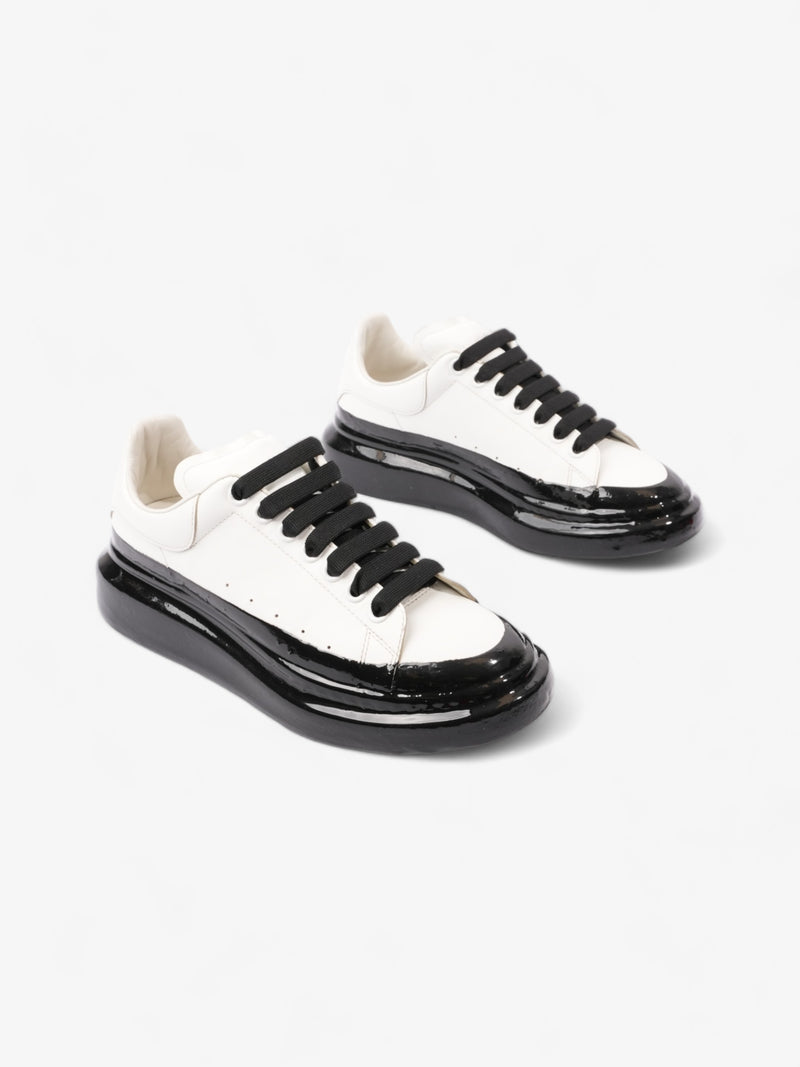  Oversized Dip Sneaker  White / Black Leather EU 41 UK 7