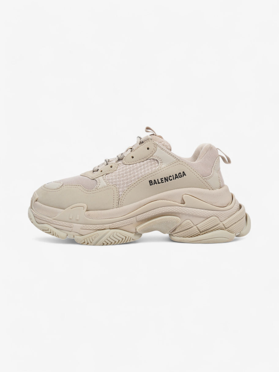 Balenciaga Triple S Beige  / Black Mesh EU 40 UK 7 Image 6