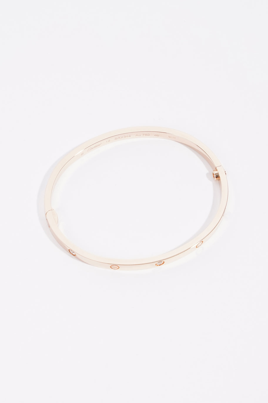 LOVE Bracelet, Small Model, 6 Diamonds Rose Gold Rose Gold 16cm Image 2