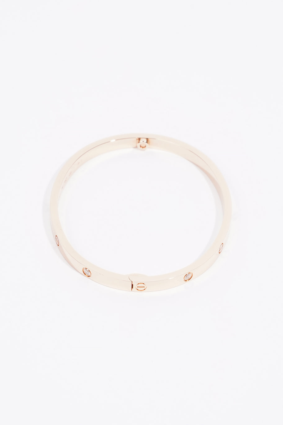 LOVE Bracelet, Small Model, 6 Diamonds Rose Gold Rose Gold 16cm Image 5