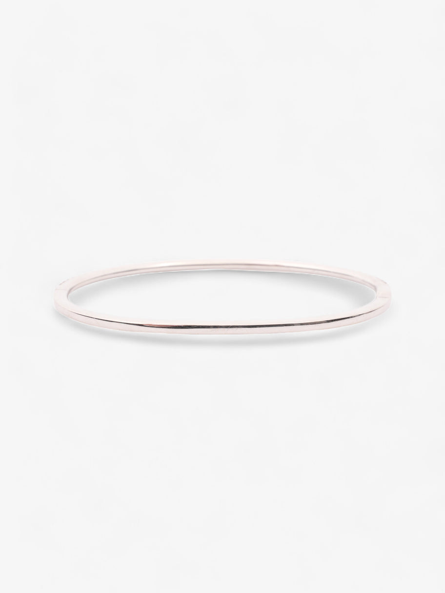 Tiffany and Co Metro Hinged Bangle White Gold White Gold Image 3