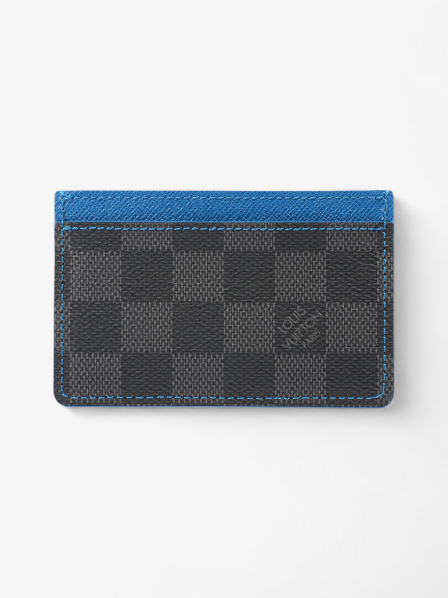 Louis Vuitton Card Holder Damier Graphite / Blue Coated Canvas Image 2