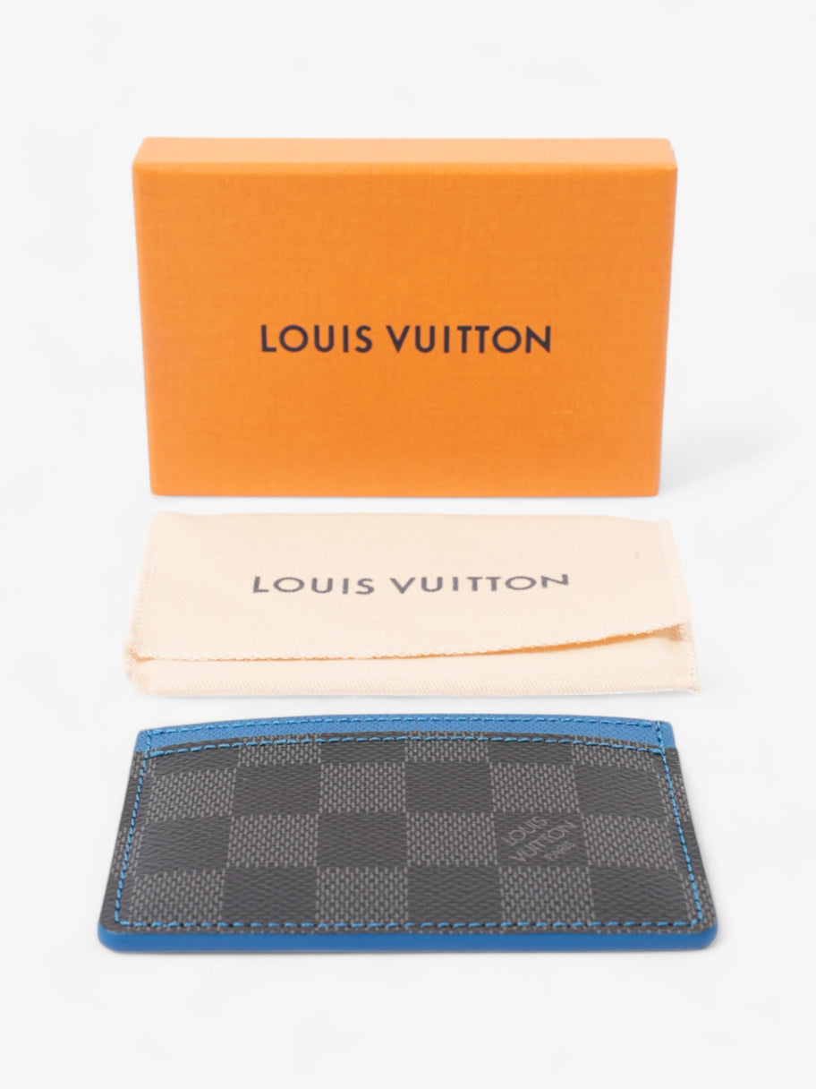 Louis Vuitton Card Holder Damier Graphite / Blue Coated Canvas Image 7