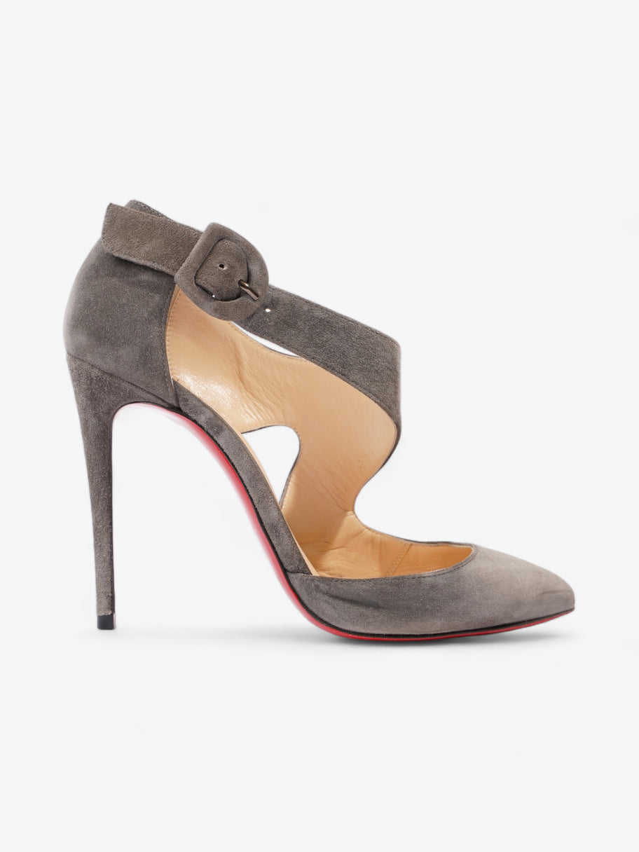 Sharpeta Heels 100 Grey Suede EU 36 UK 3 Image 1