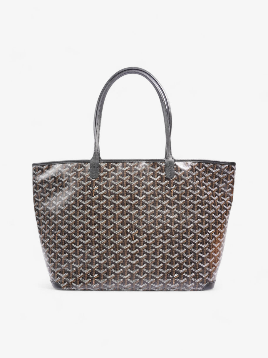 Goyard Artois Black Coated Canvas MM Image 1