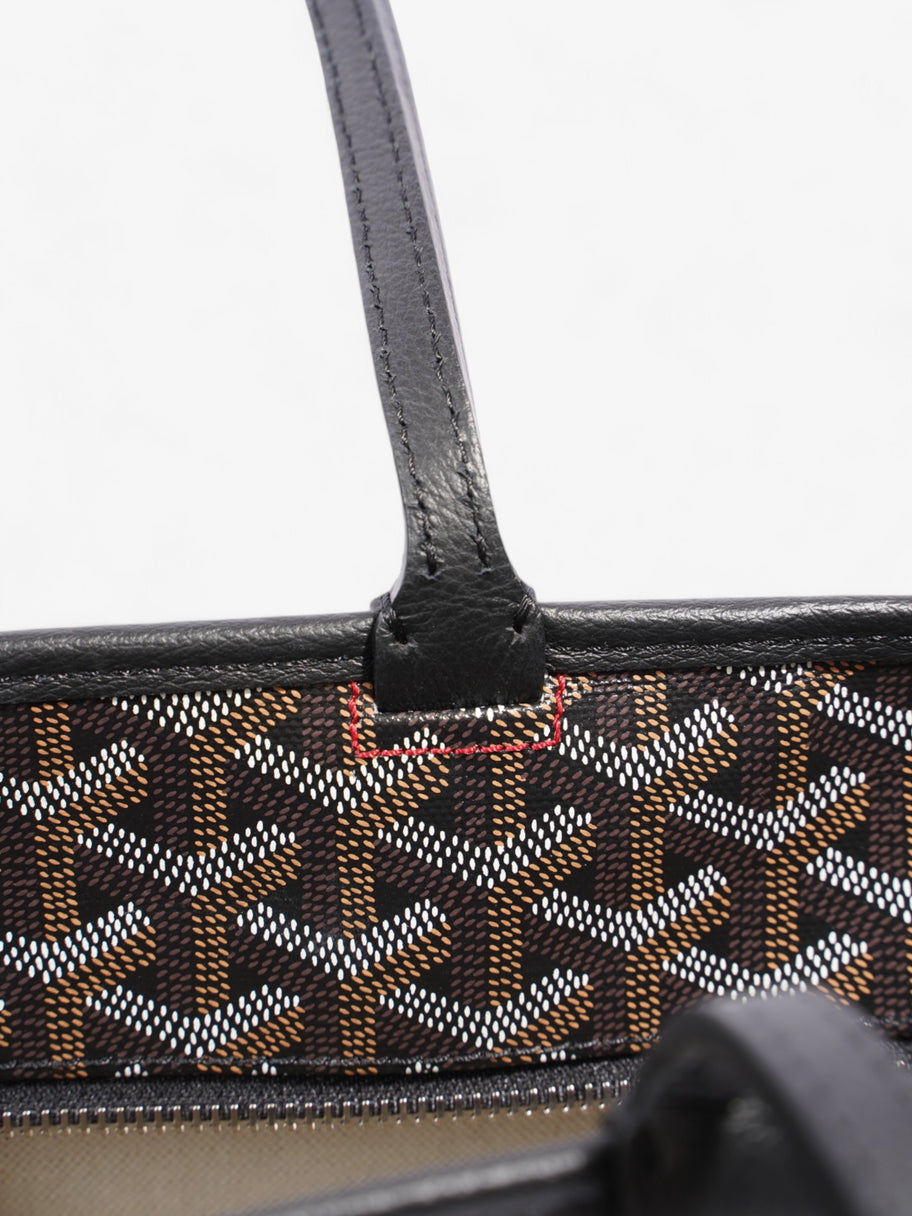 Goyard Artois Black Coated Canvas MM Image 8