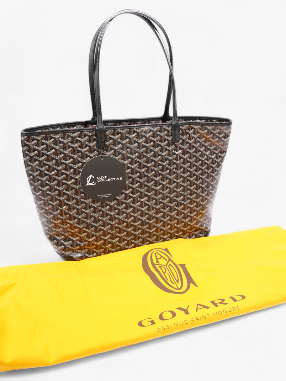 Goyard Artois Black Coated Canvas MM Image 10