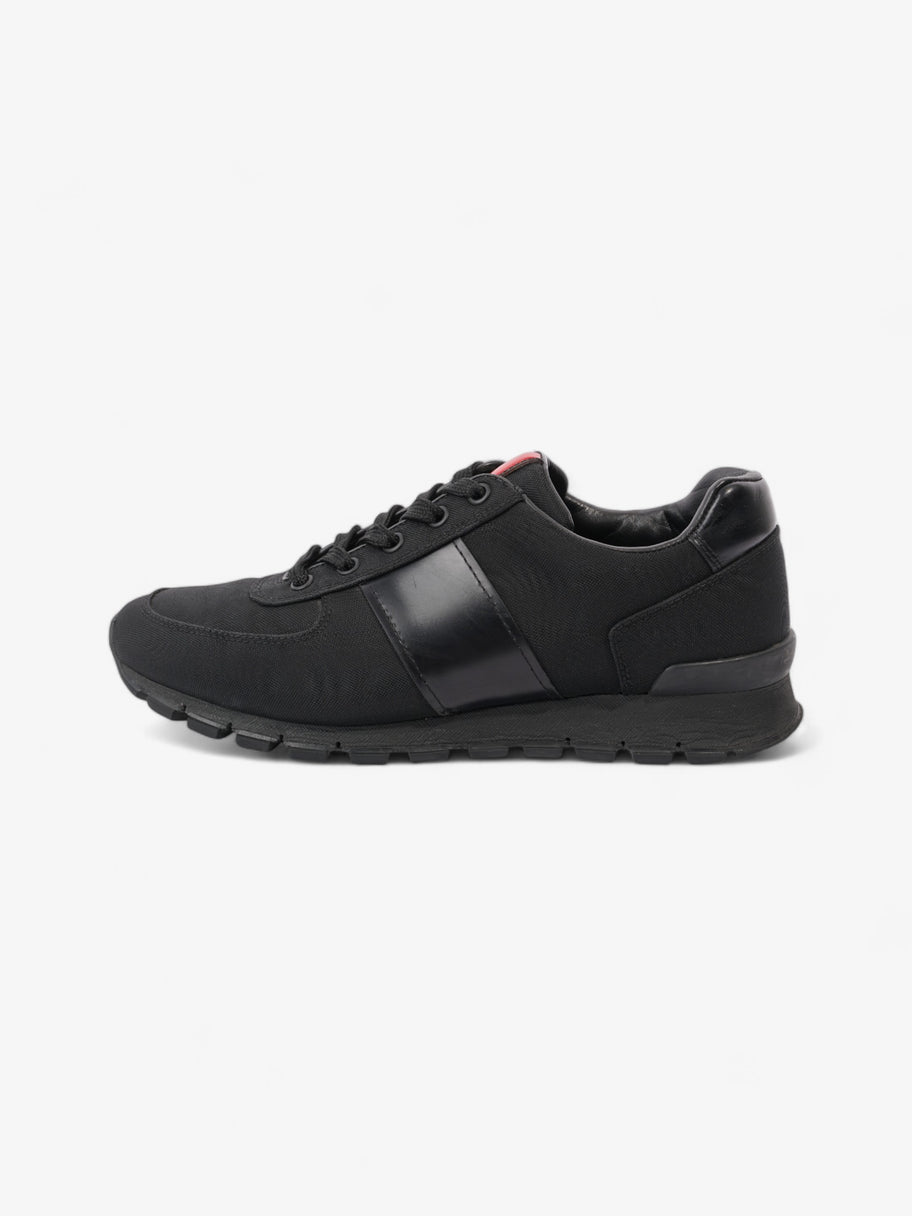 Prada Low Top Sneaker Black Canvas EU 38 UK 5 Image 5