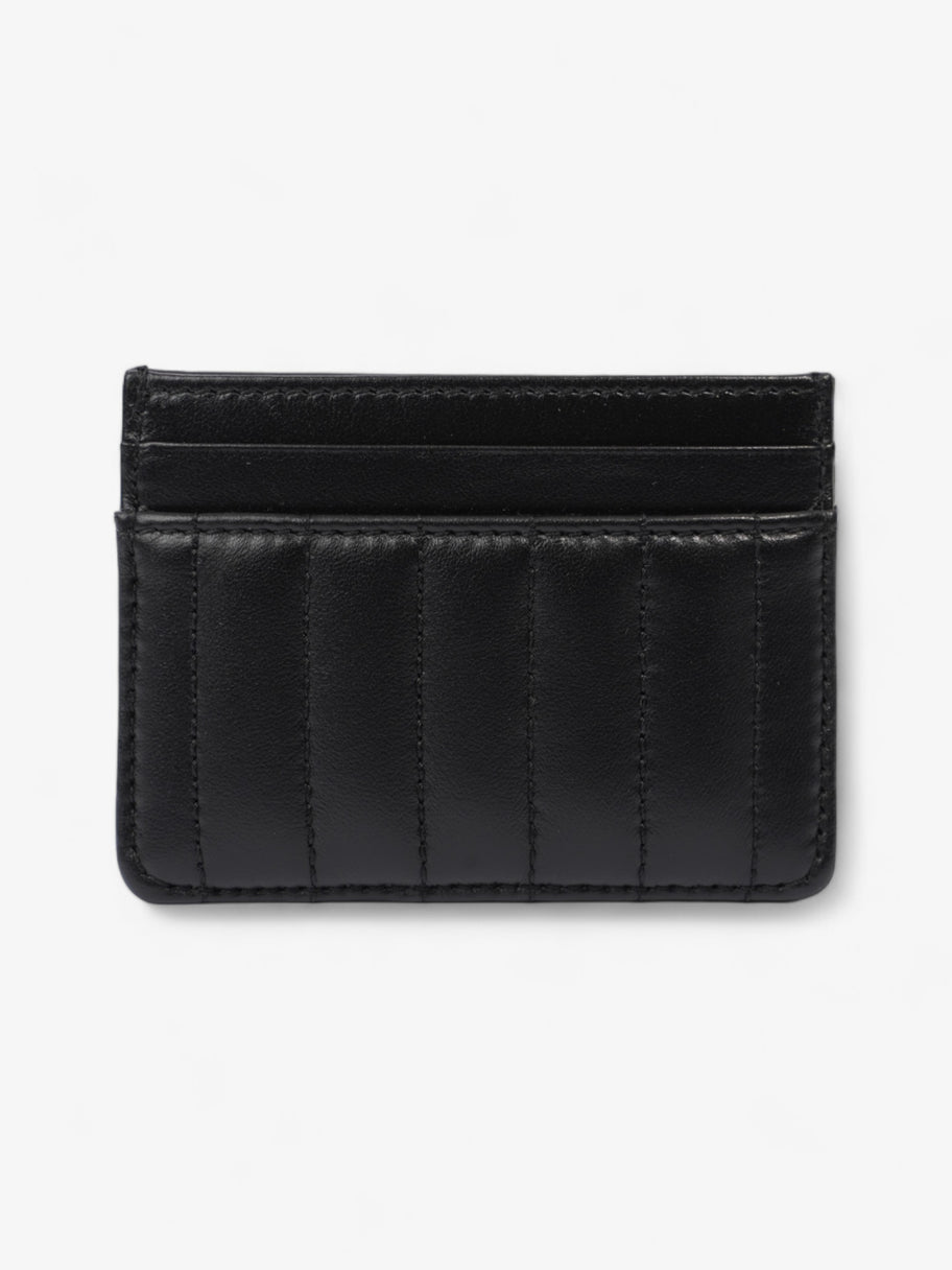 Burberry Lola Card Holder Black / Silver Lambskin Leather Image 2