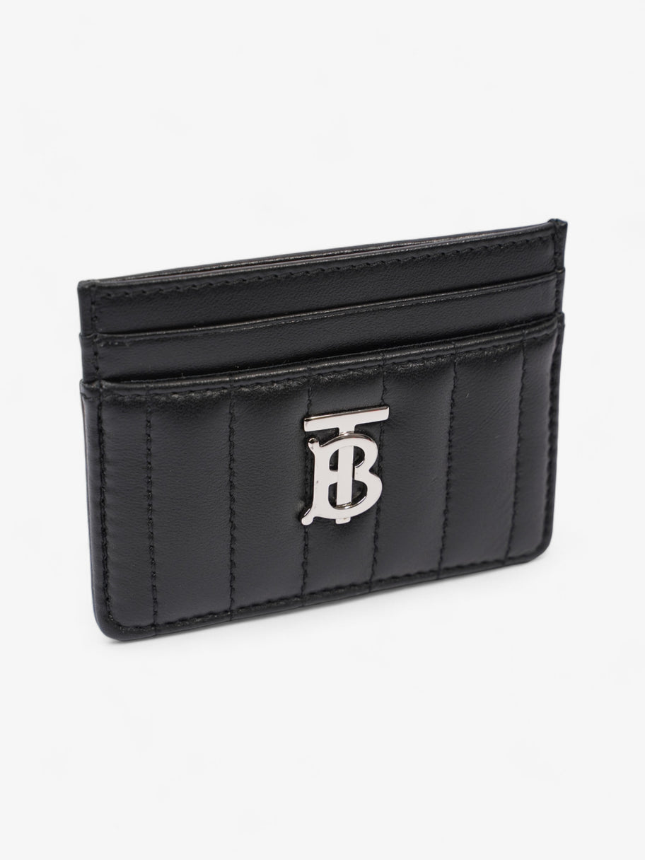 Burberry Lola Card Holder Black / Silver Lambskin Leather Image 6