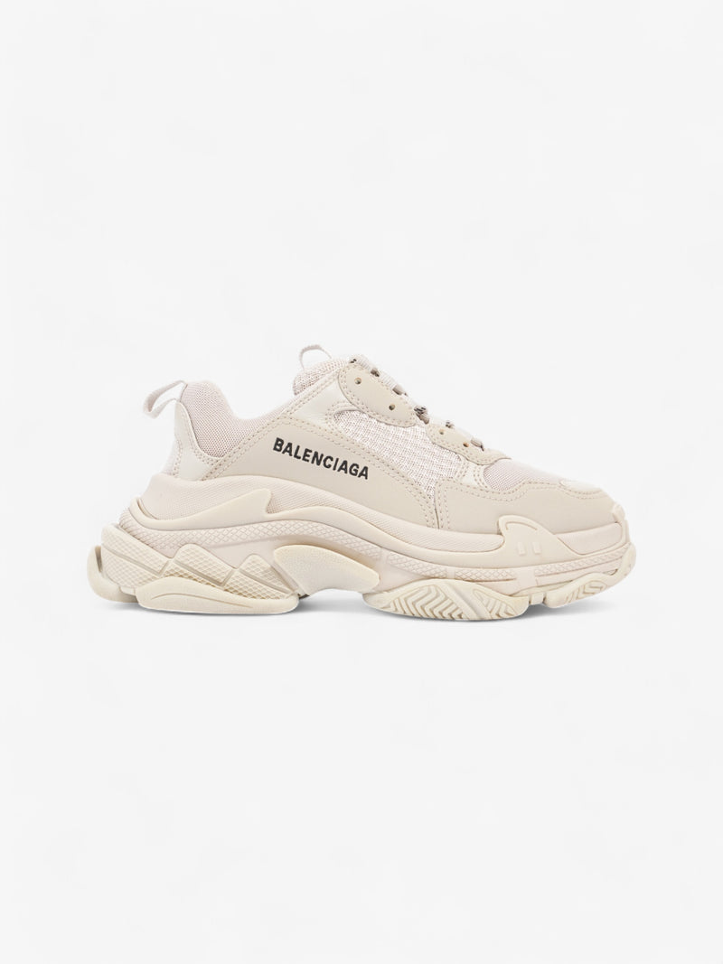  Balenciaga Triple S Beige  / Black Mesh EU 37 UK 4