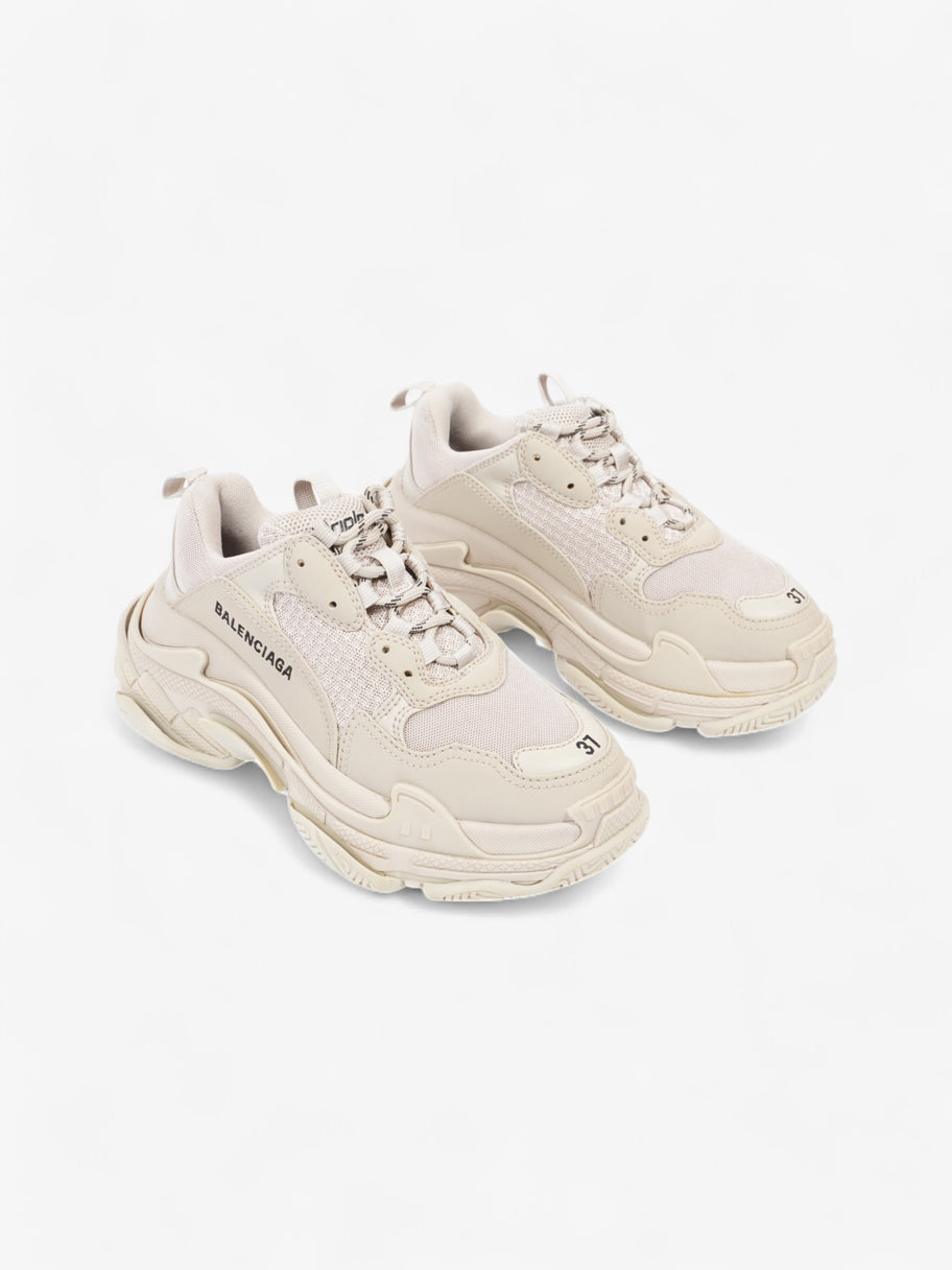 Balenciaga Triple S Beige  / Black Mesh EU 37 UK 4 Image 2