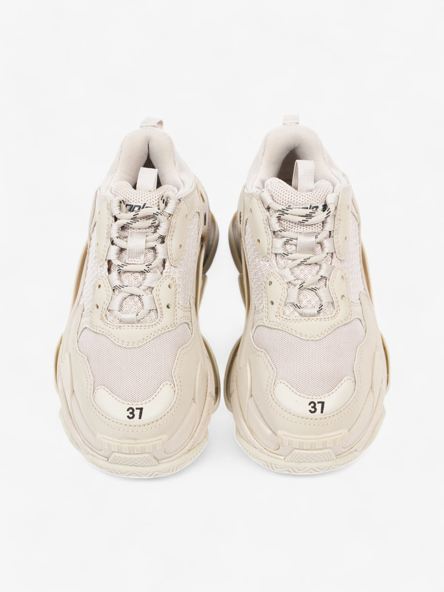 Balenciaga Triple S Beige  / Black Mesh EU 37 UK 4 Image 8