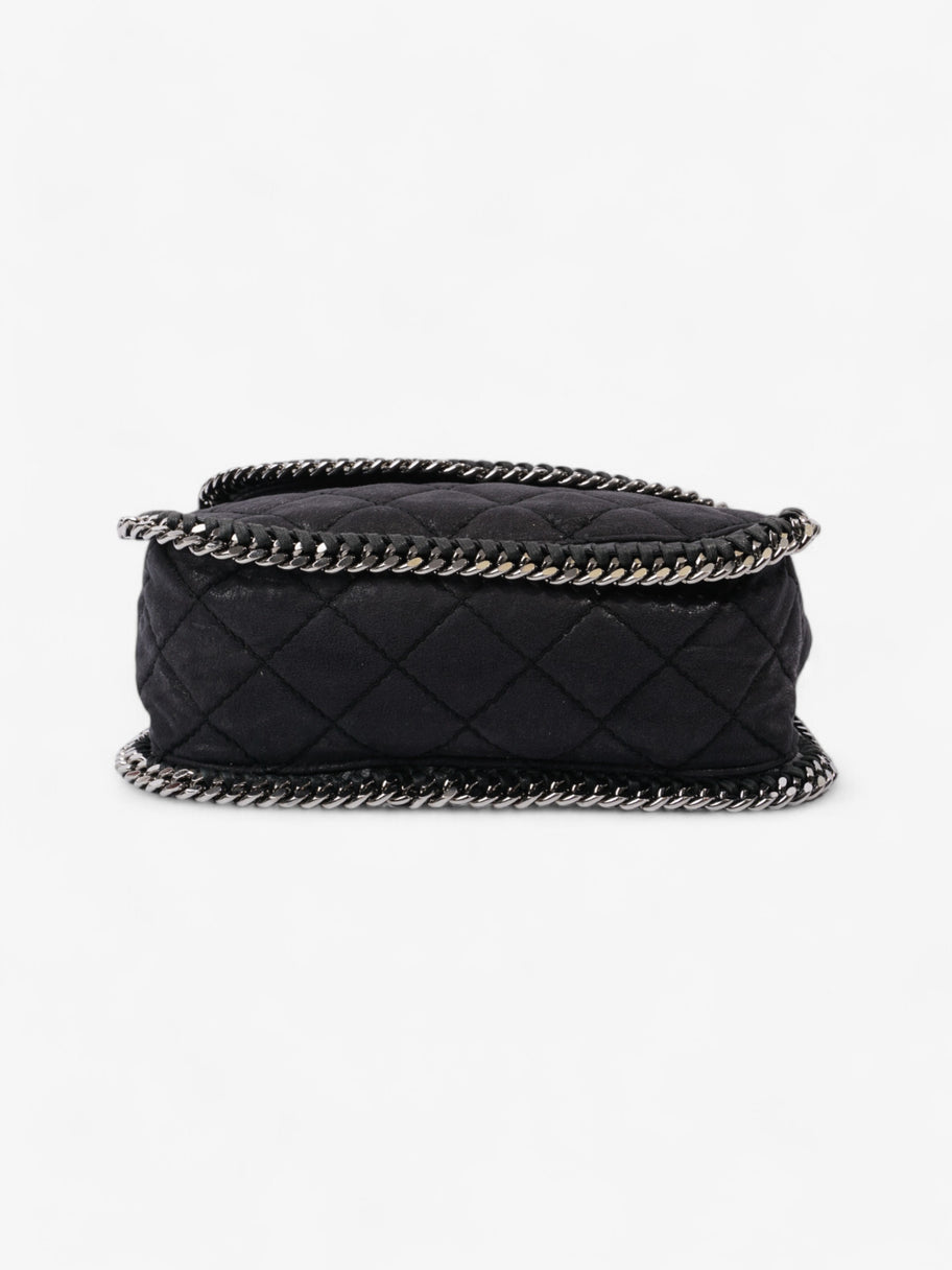 Stella McCartney Falabella Flap Black Faux Suede Image 6