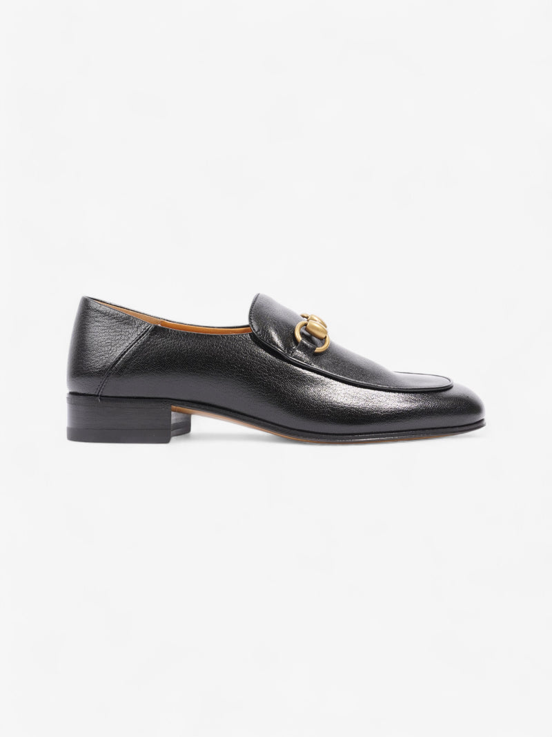  Gucci Horsebit Loafers Black Leather EU 37 UK 4