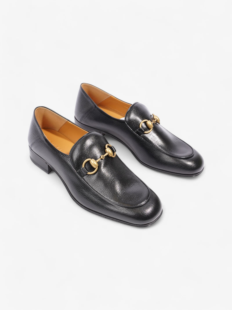  Gucci Horsebit Loafers Black Leather EU 37 UK 4