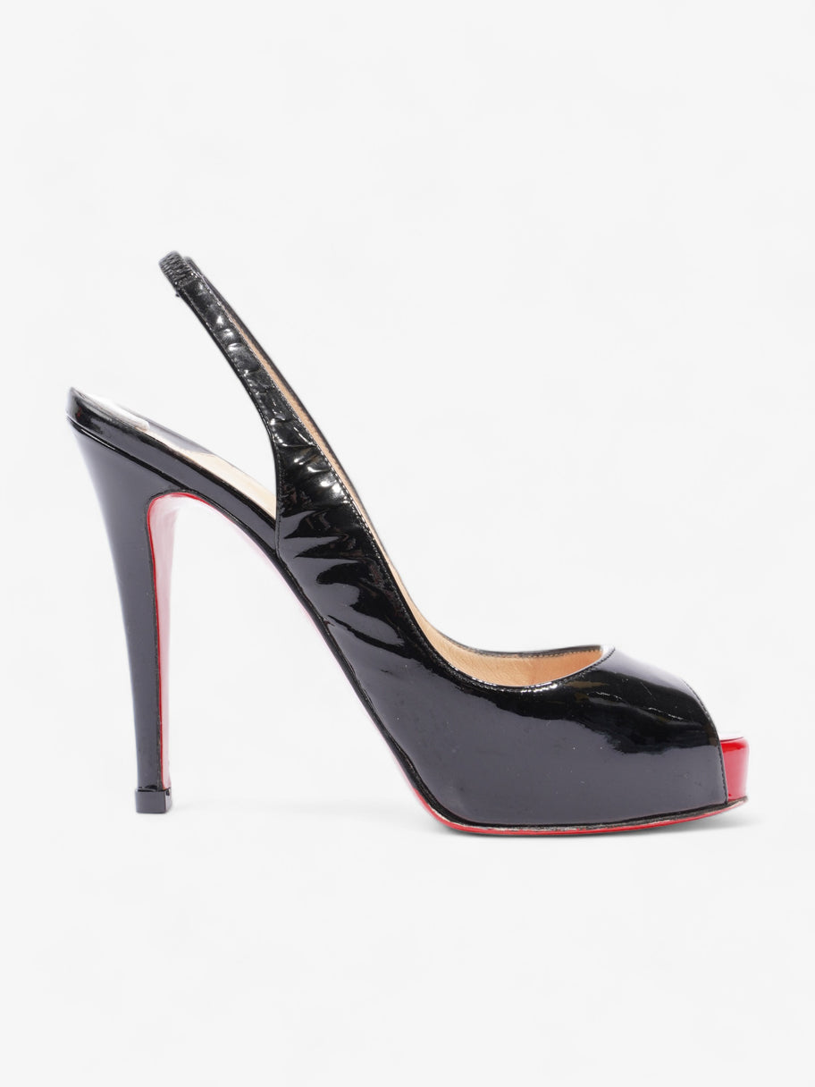 Prive Slingback 100 Black / Red Patent Leather EU 37.5 UK 4.5 Image 1