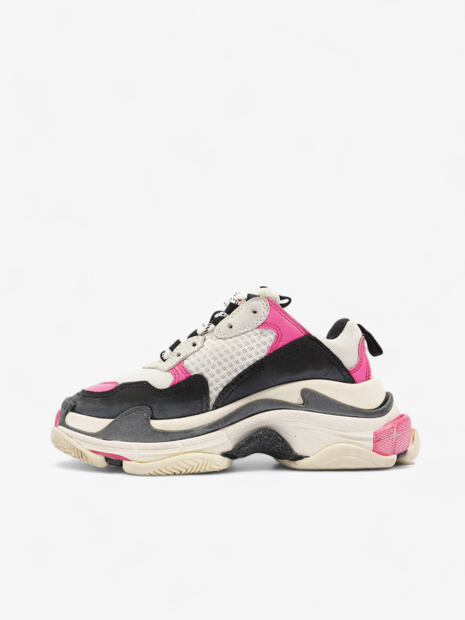 Balenciaga Triple S White / Black / Pink Mesh EU 35 UK 2 Image 3